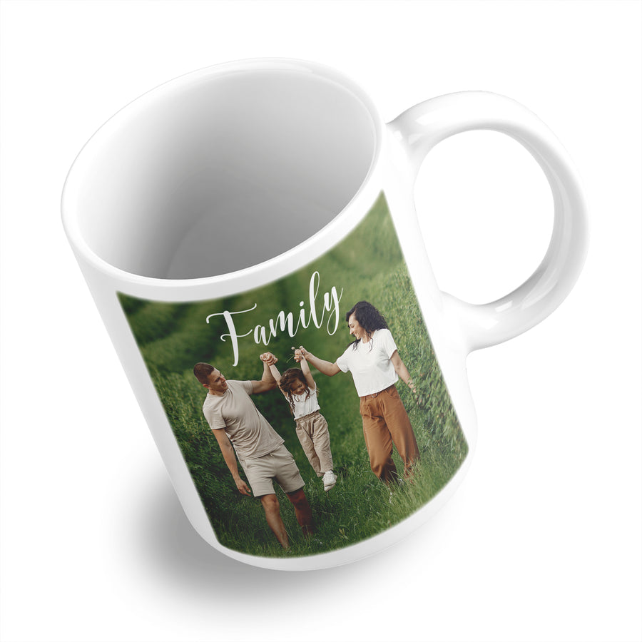 Personalised Photo Mug Custom Design Cup Text Name Business Logo