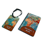 Adventure Awaits (World Map) Passport Holder & Luggage Tag Set