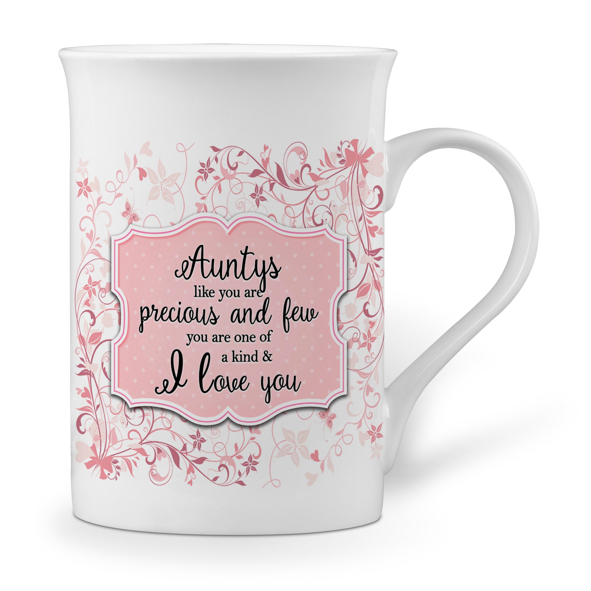 You Are One Of A Kind I Love You (Relation) Floral Windsor Bone China Mug
