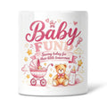 Baby Fund (Pink Design) - Saving Today For Their Little Tomorrows Ceramic Money Box