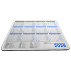 Calendar & Holidays 2026 Rubber Non-slip Computer PC Mousemat - Premium Stitched