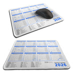 Calendar & Holidays 2026 Rubber Non-slip Computer PC Mousemat - Premium Stitched