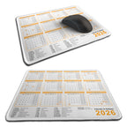 Calendar & Holidays 2026 Rubber Non-slip Computer PC Mousemat - Premium Stitched