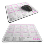 Calendar & Holidays 2026 Rubber Non-slip Computer PC Mousemat - Premium Stitched