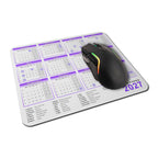 Calendar & Holidays 2027 Rubber Non-slip Computer PC Mousemat - Standard