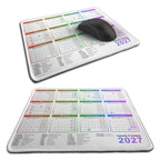 Calendar & Holidays 2027 Rubber Non-slip Computer PC Mousemat - Premium Stitched
