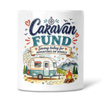 Caravan Fund - Saving Today For Adventures On Wheels Ceramic Money Box