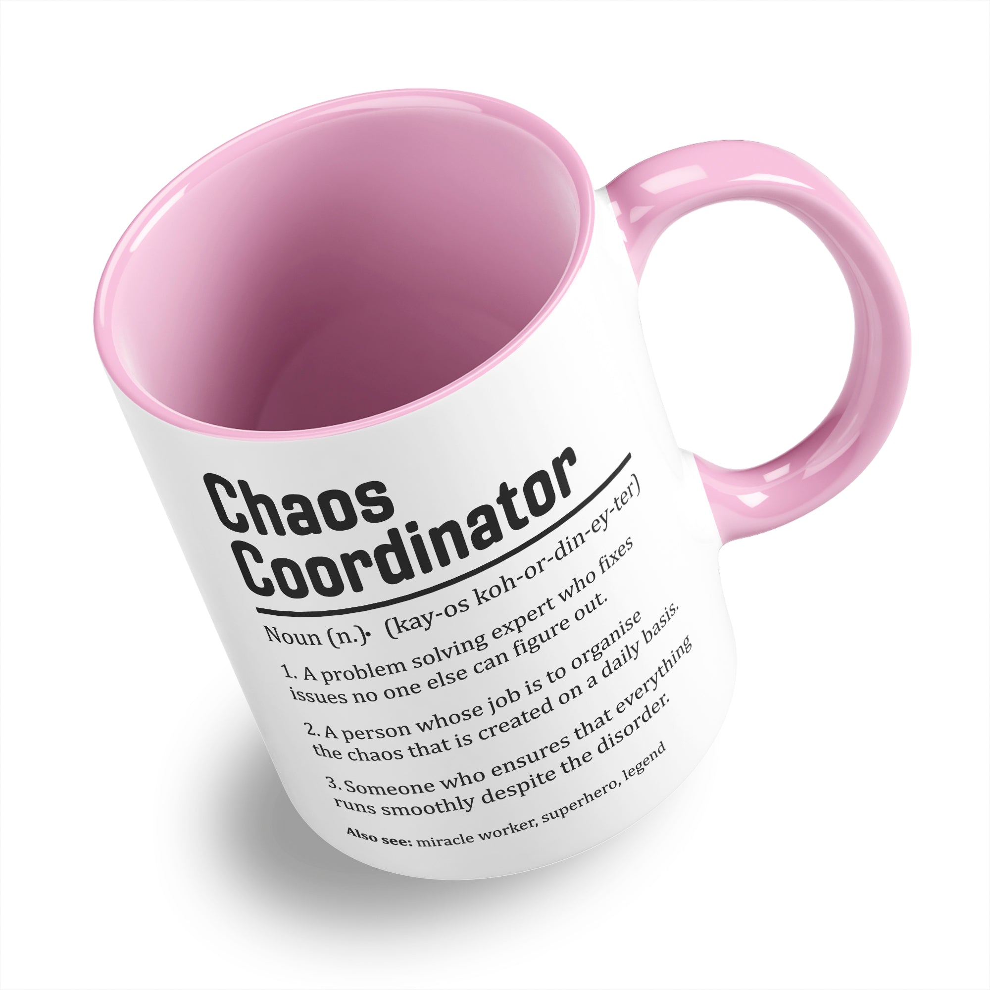Chaos Coordinator Sarcastic Definition Ceramic Coffee / Tea Mug
