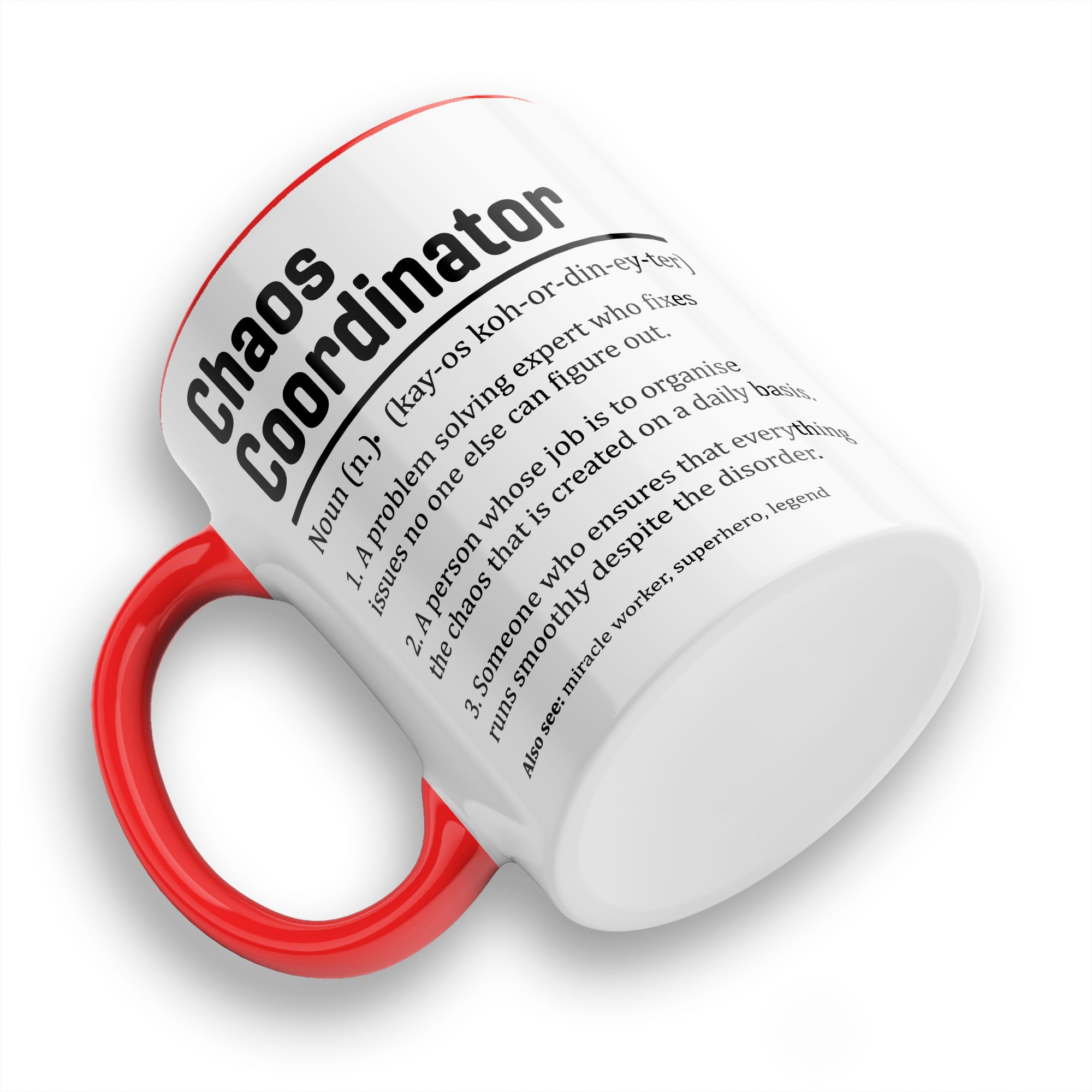 Chaos Coordinator Sarcastic Definition Ceramic Coffee / Tea Mug
