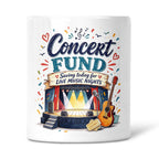Concert Fund - Saving Today For Live Music Nights Ceramic Money Box