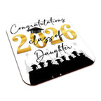 Congratulations on your Graduation Class of 2026 (Relation) Square Smooth High-Gloss Finished Coaster