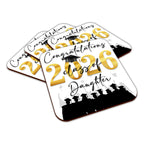 Congratulations on your Graduation Class of 2026 (Relation) Square Smooth High-Gloss Finished Coaster