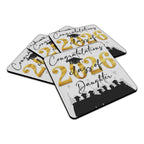 Congratulations on your Graduation Class of 2026 (Relation) Square Fabric / Rubber Coaster