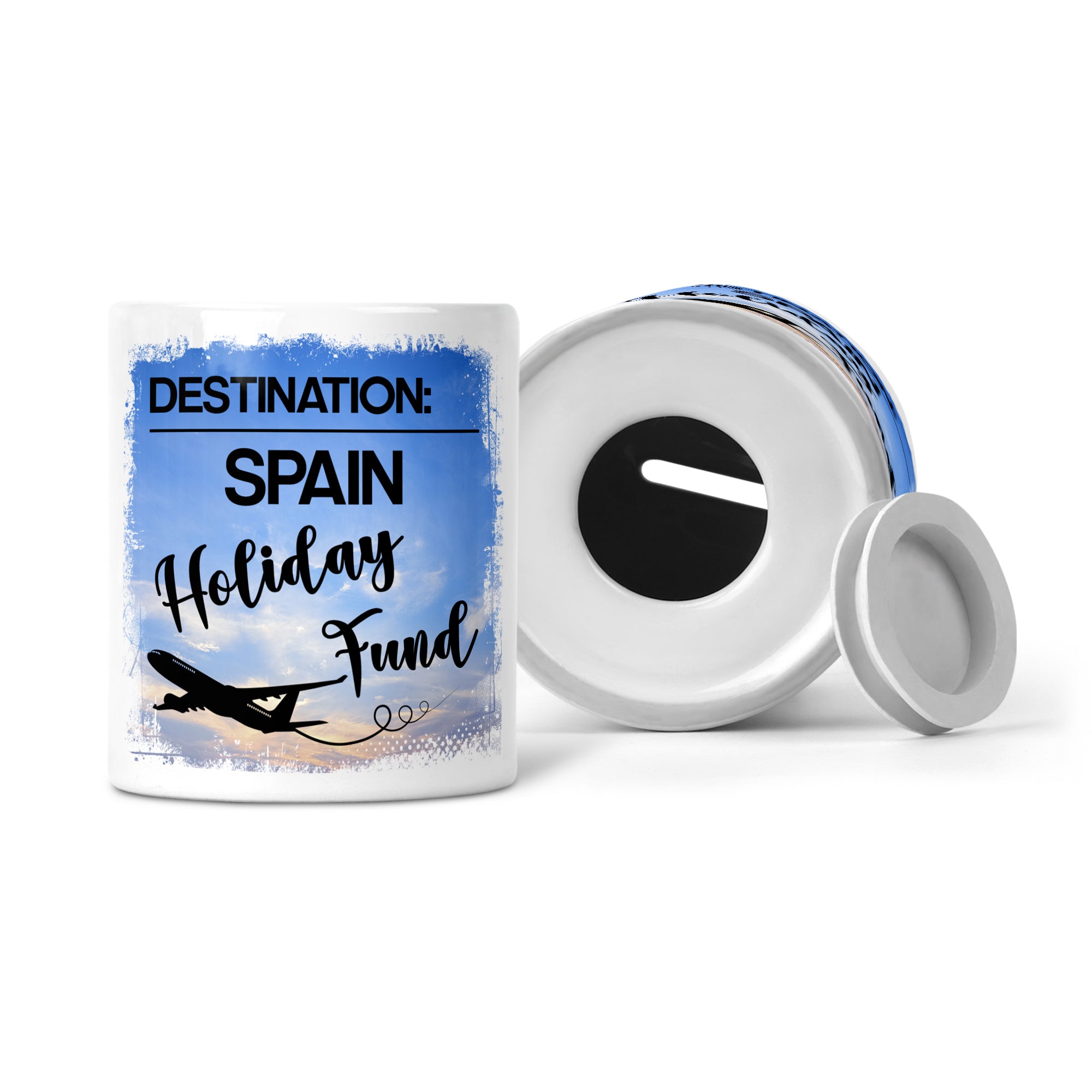 Destination Holiday Fund Ceramic Money Box