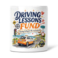 Driving Lessons Fund - Saving Today For The Road Ahead Ceramic Money Box