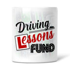 Driving Lessons Fund Ceramic Money Box