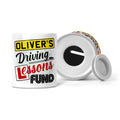 Personalised Any Name Driving Lessons Fund Ceramic Money Box