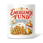 Emergency Fund - Saving Today For Peace Of Mind Tomorrow Ceramic Money Box