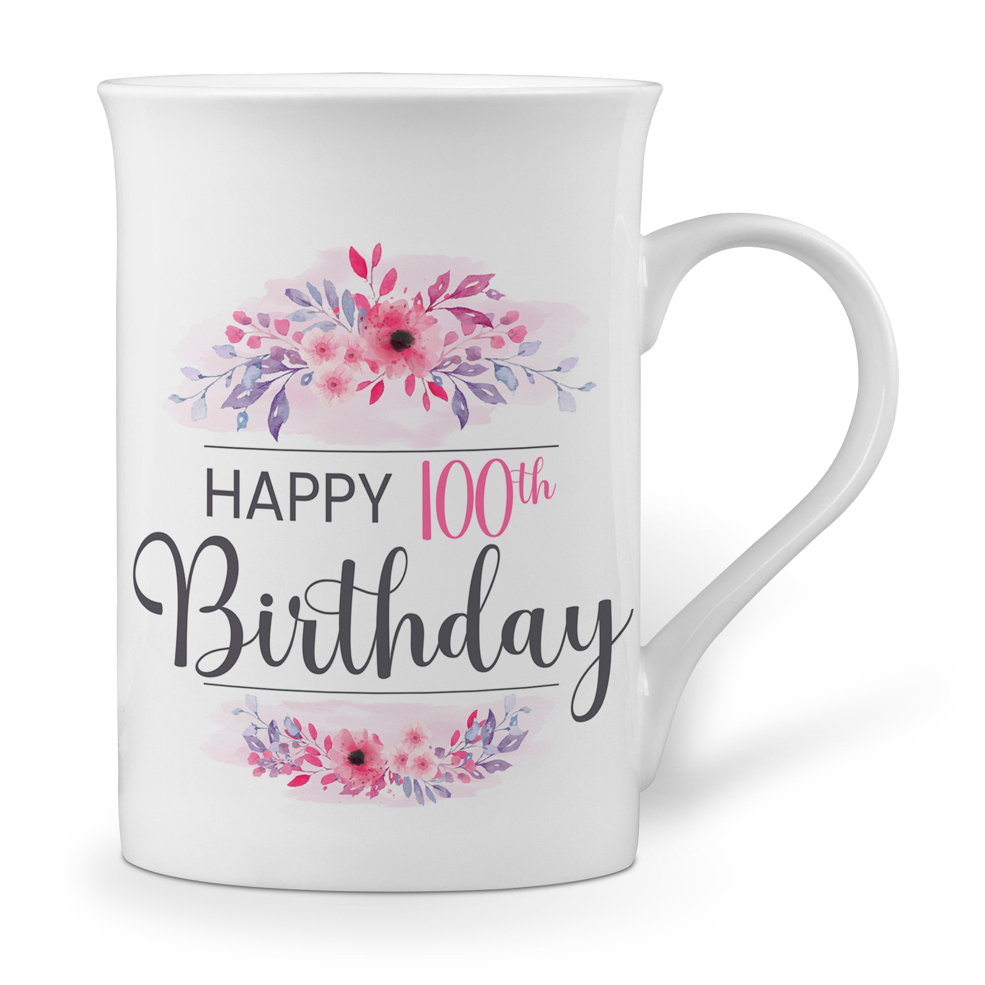 Floral Happy Birthday Love Windsor Bone China Mug