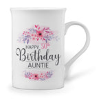 Floral Happy Birthday (Relation) Love Windsor Bone China Mug