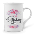 Floral Happy Birthday (Relation) Love Windsor Bone China Mug