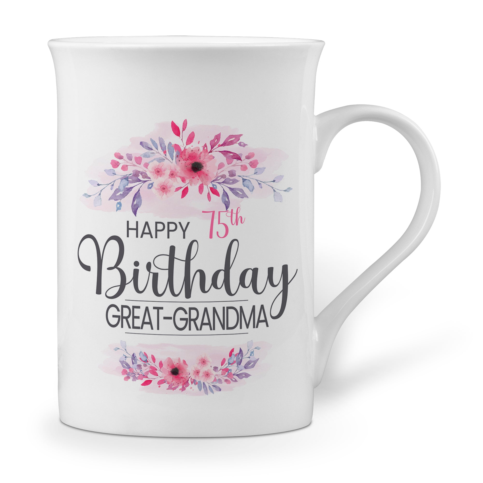 Floral Happy Birthday (Relation) Love Windsor Bone China Mug