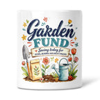 Garden Fund - Saving Today For Seeds, Blooms And Green Fingers Ceramic Money Box