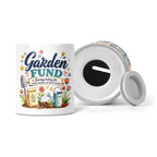 Garden Fund - Saving Today For Seeds, Blooms And Green Fingers Ceramic Money Box