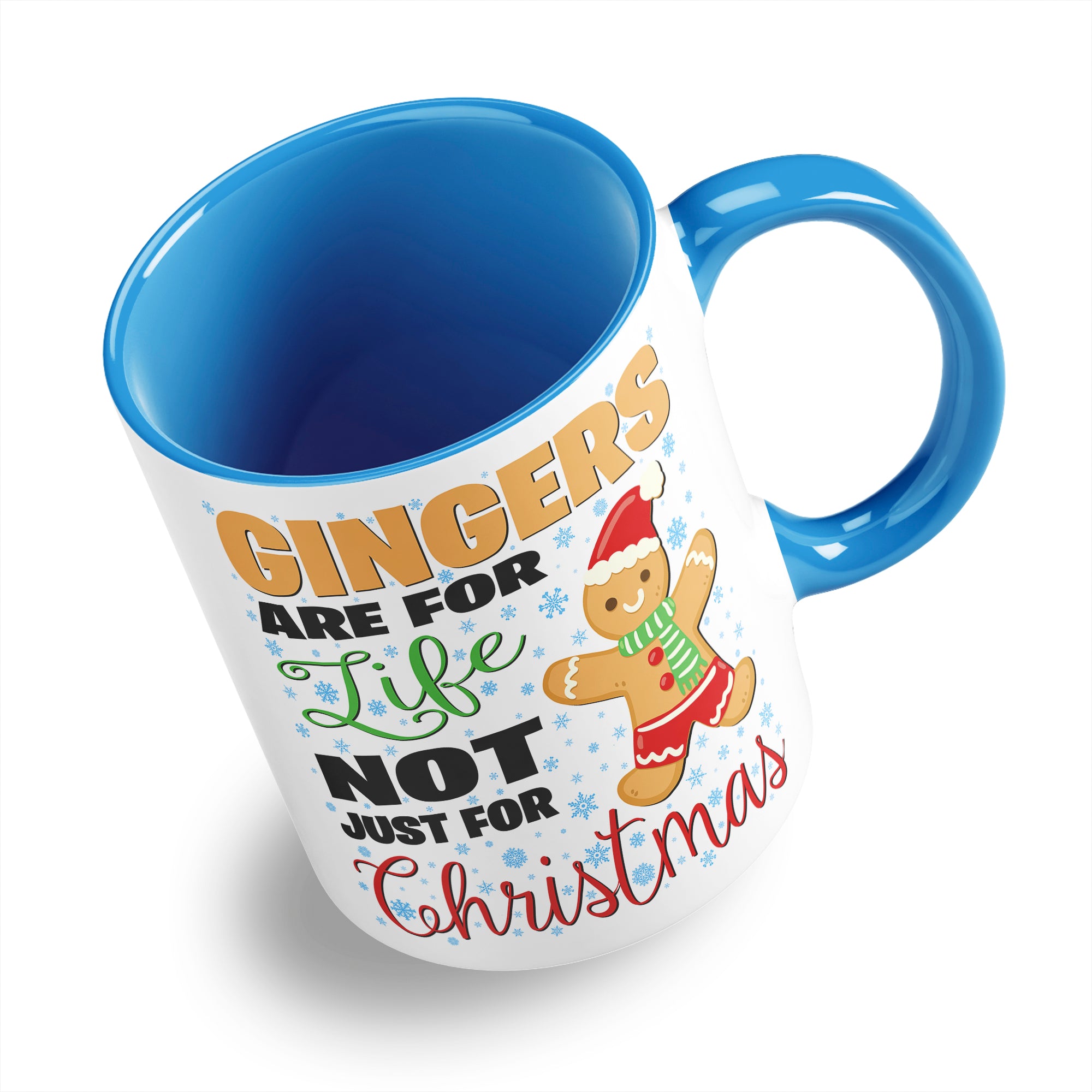 Gingers Are For Life Not Just For Christmas Funny Ceramic Coffee / Tea Mug