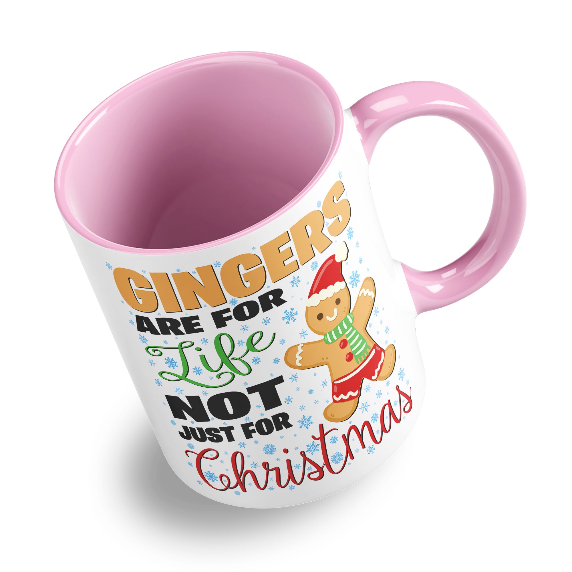 Gingers Are For Life Not Just For Christmas Funny Ceramic Coffee / Tea Mug