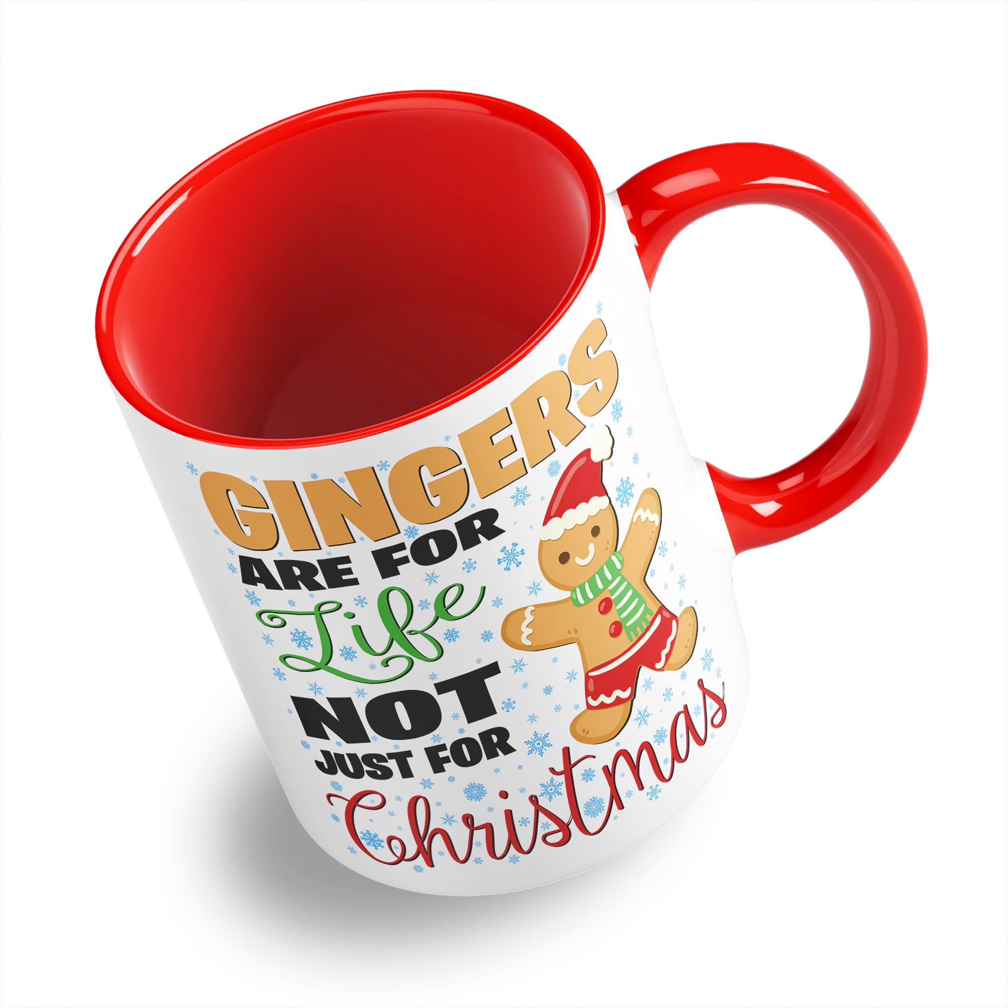 Gingers Are For Life Not Just For Christmas Funny Ceramic Coffee / Tea Mug