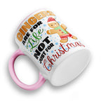 Gingers Are For Life Not Just For Christmas Ceramic Mug With High-Gloss Coaster