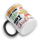 Gingers Are For Life Not Just For Christmas Ceramic Mug With High-Gloss Coaster