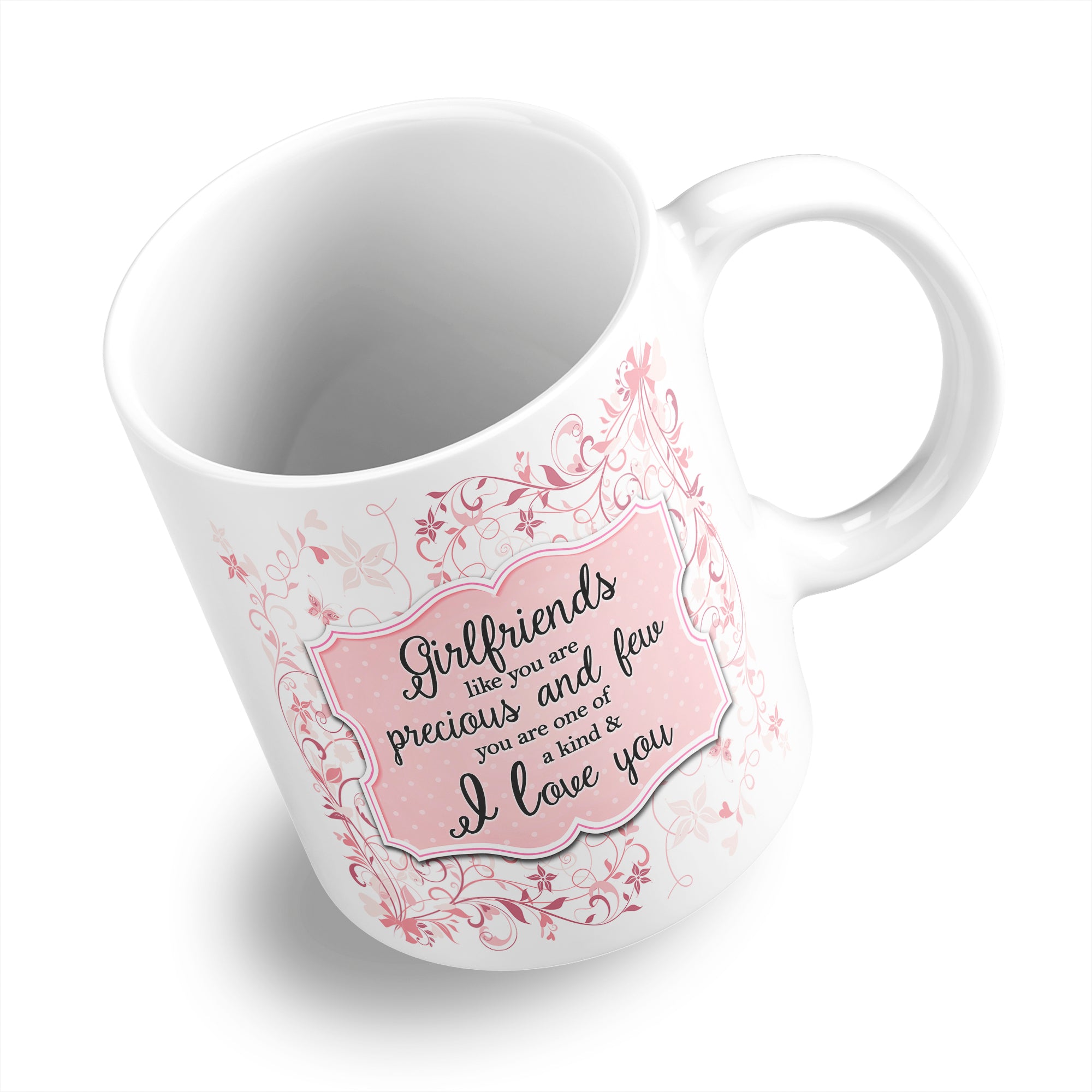 You Are One Of A Kind I Love You (Relation) Floral Ceramic Coffee / Tea Mug