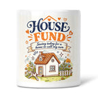 House Fund - Saving Today For A Home To Call My Own Ceramic Money Box