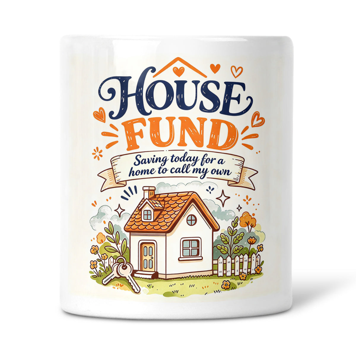 House Fund - Saving Today For A Home To Call My Own Ceramic Money Box
