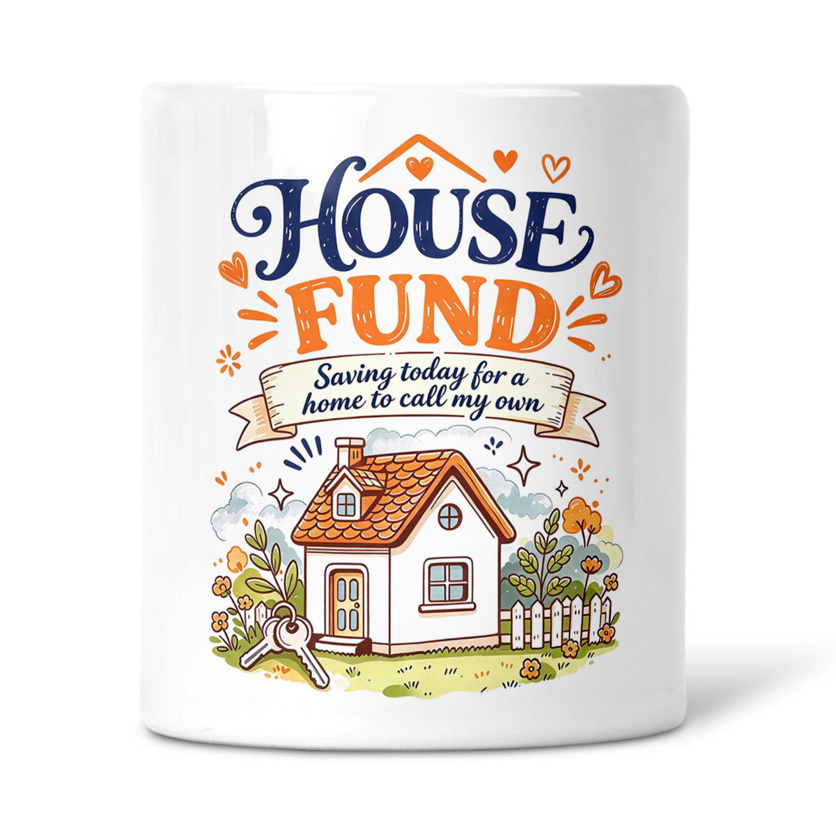 House Fund - Saving Today For A Home To Call My Own Ceramic Money Box