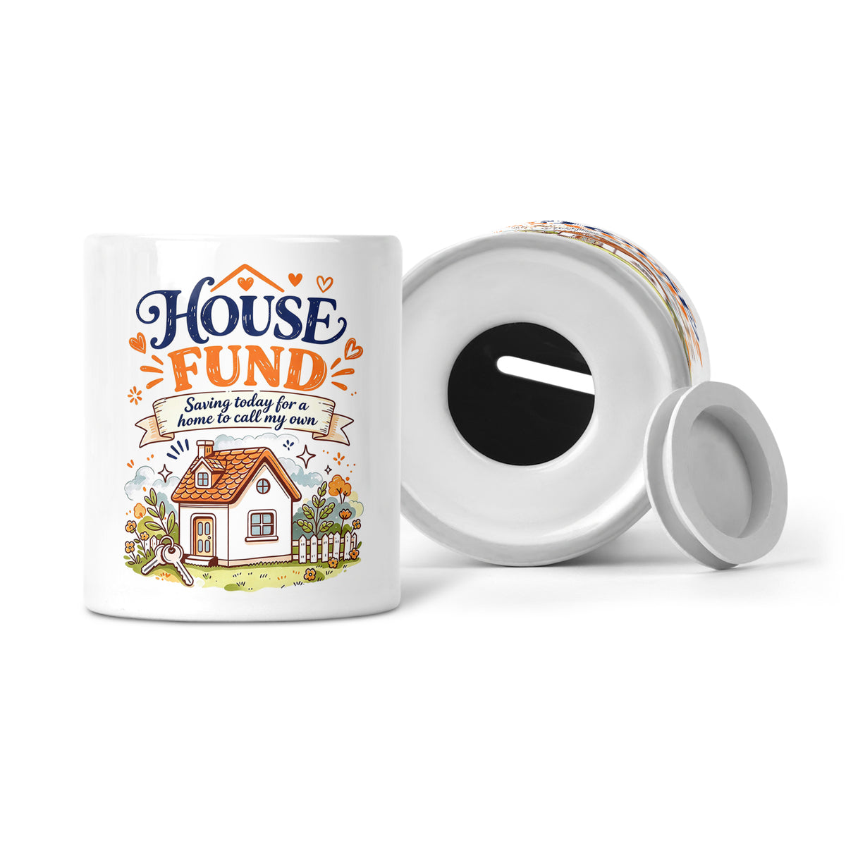 House Fund - Saving Today For A Home To Call My Own Ceramic Money Box