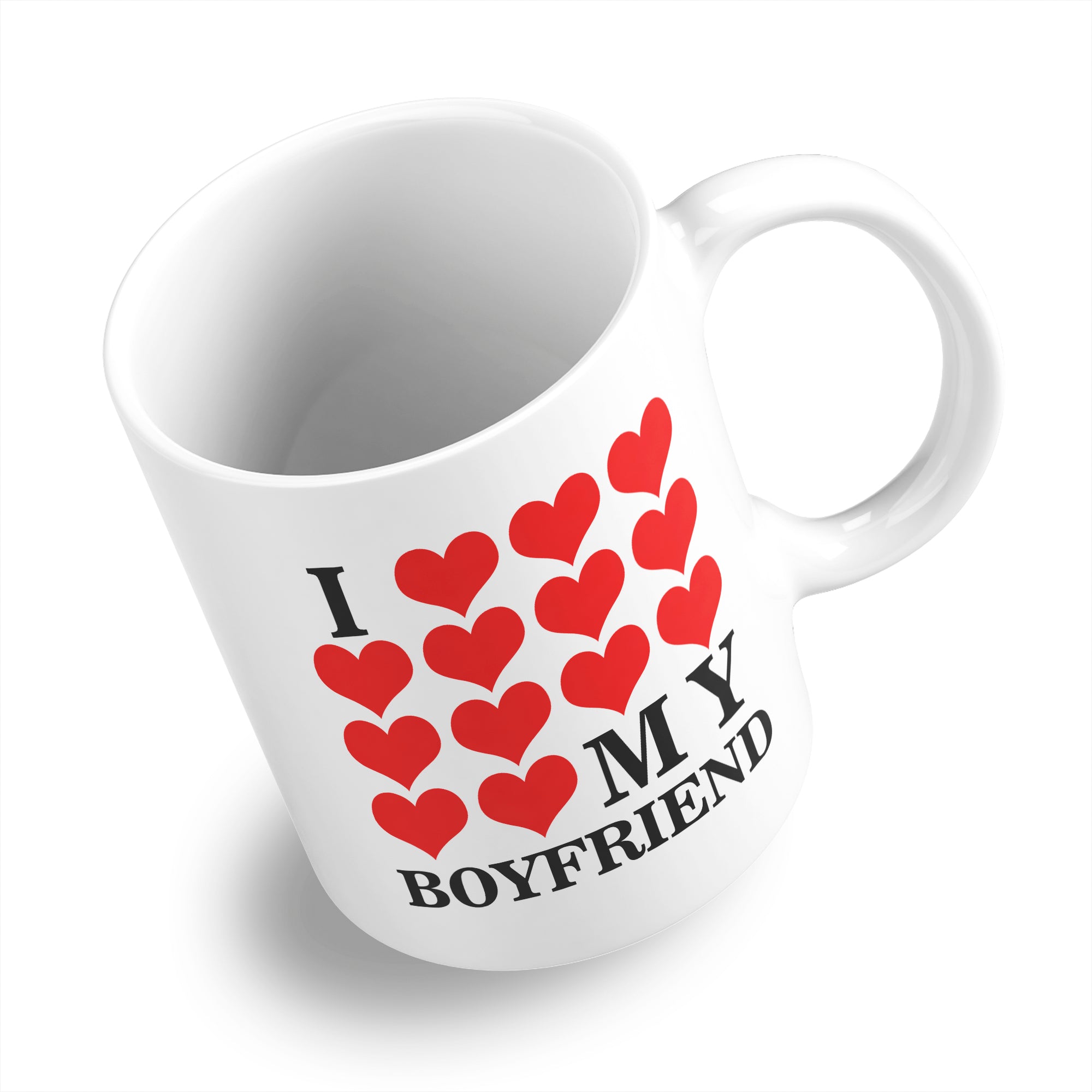 I Love My (Hearts Design) Ceramic Coffee / Tea Mug