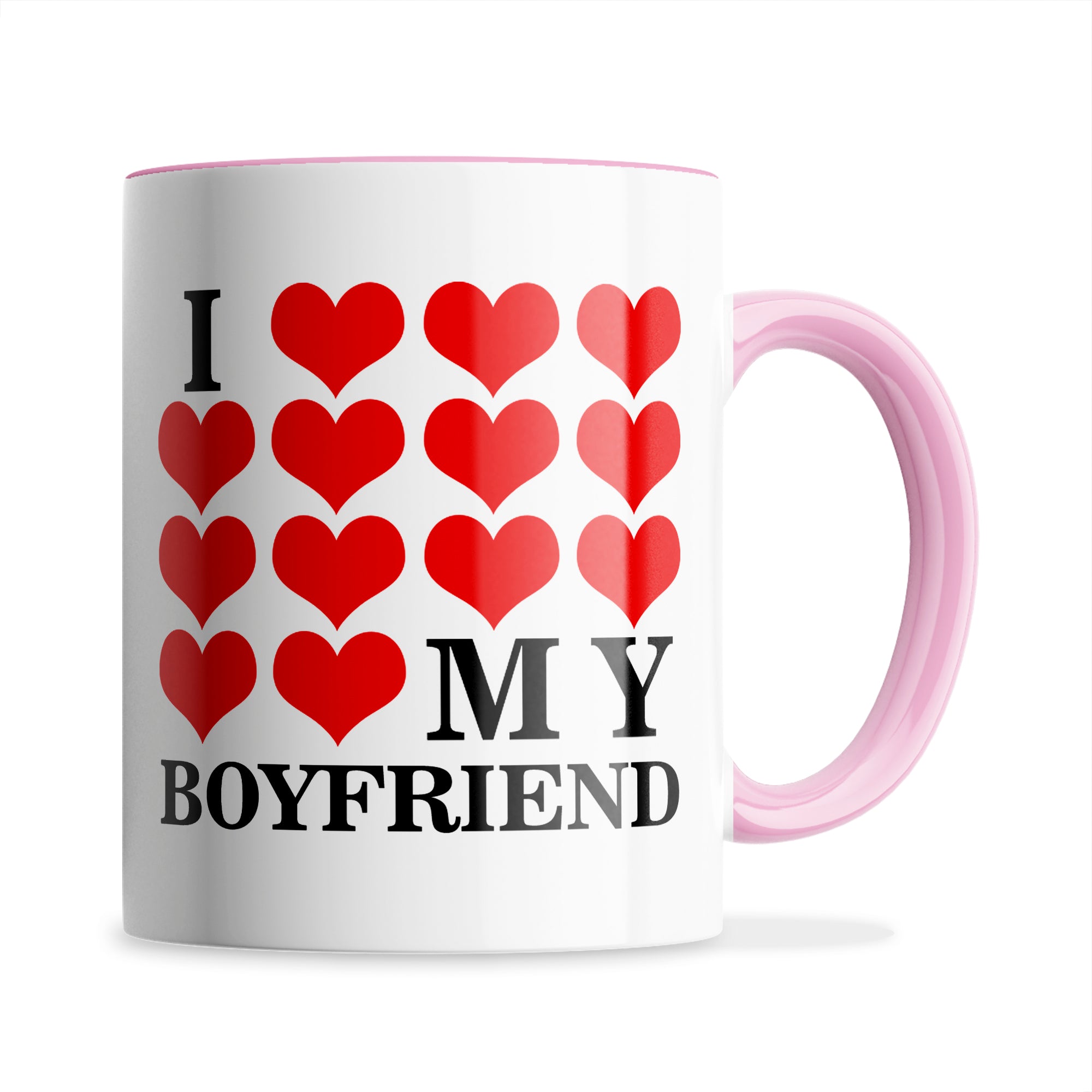 I Love My (Hearts Design) Ceramic Coffee / Tea Mug