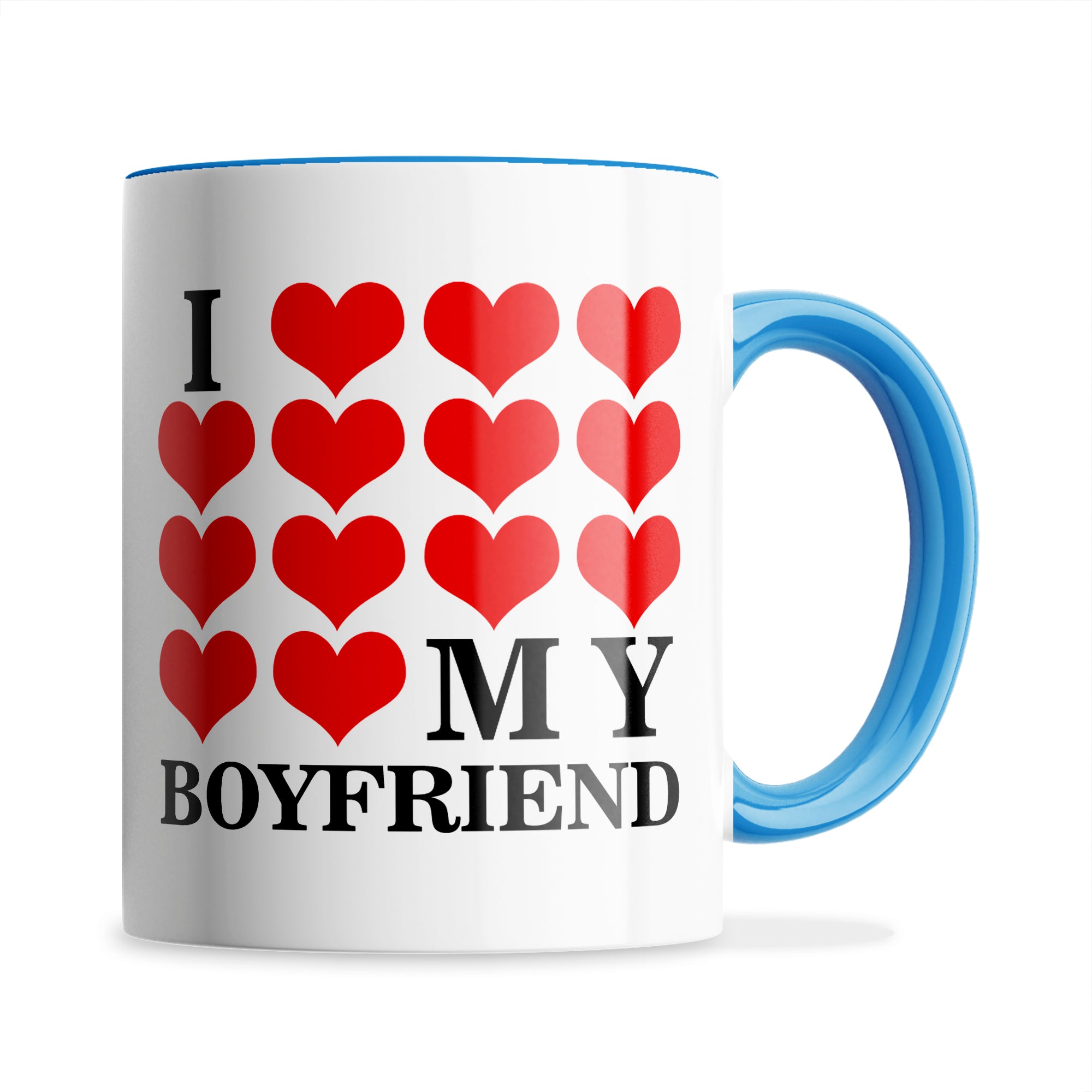 I Love My (Hearts Design) Ceramic Coffee / Tea Mug