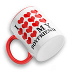 I Love My (Hearts Design) Ceramic Coffee / Tea Mug