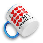 I Love My (Hearts Design) Ceramic Coffee / Tea Mug