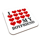 I Love My (Heart Design) Ceramic Mug With High-Gloss Coaster