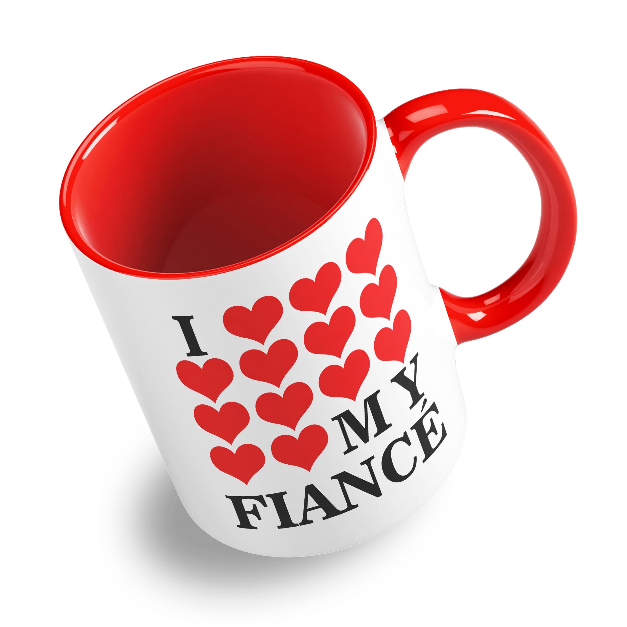 I Love My (Hearts Design) Ceramic Coffee / Tea Mug