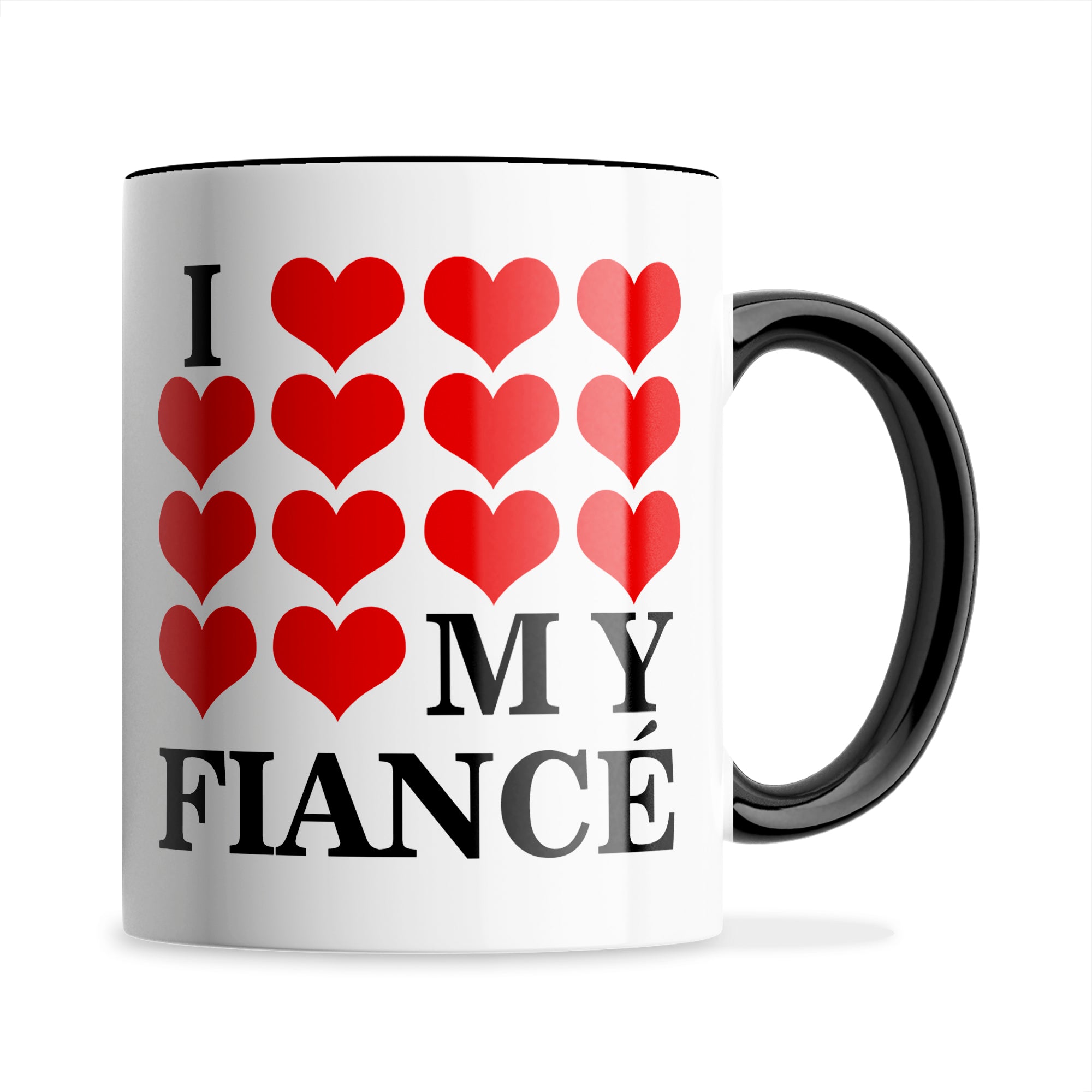 I Love My (Hearts Design) Ceramic Coffee / Tea Mug