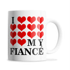 I Love My (Hearts Design) Ceramic Coffee / Tea Mug