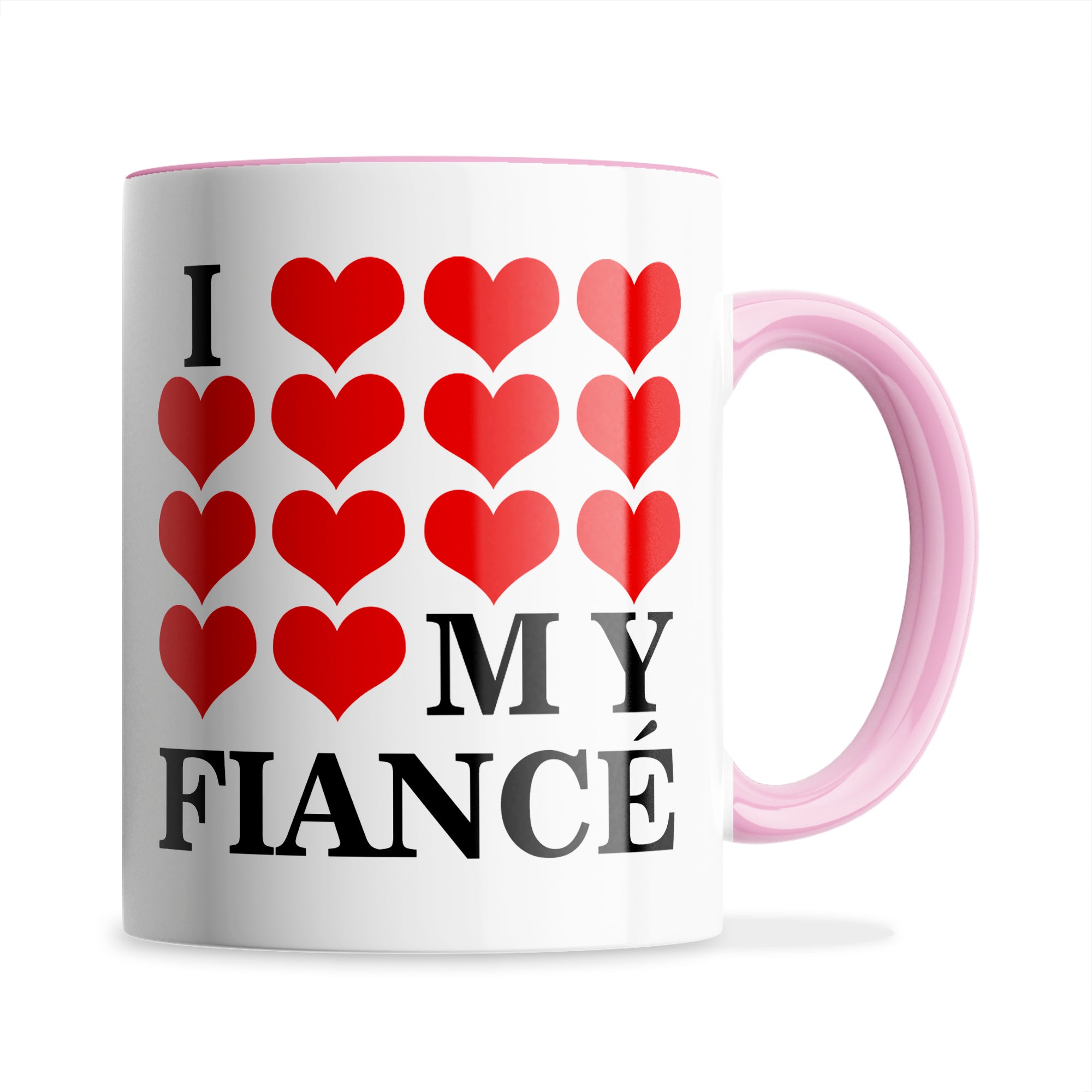 I Love My (Hearts Design) Ceramic Coffee / Tea Mug