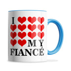 I Love My (Hearts Design) Ceramic Coffee / Tea Mug