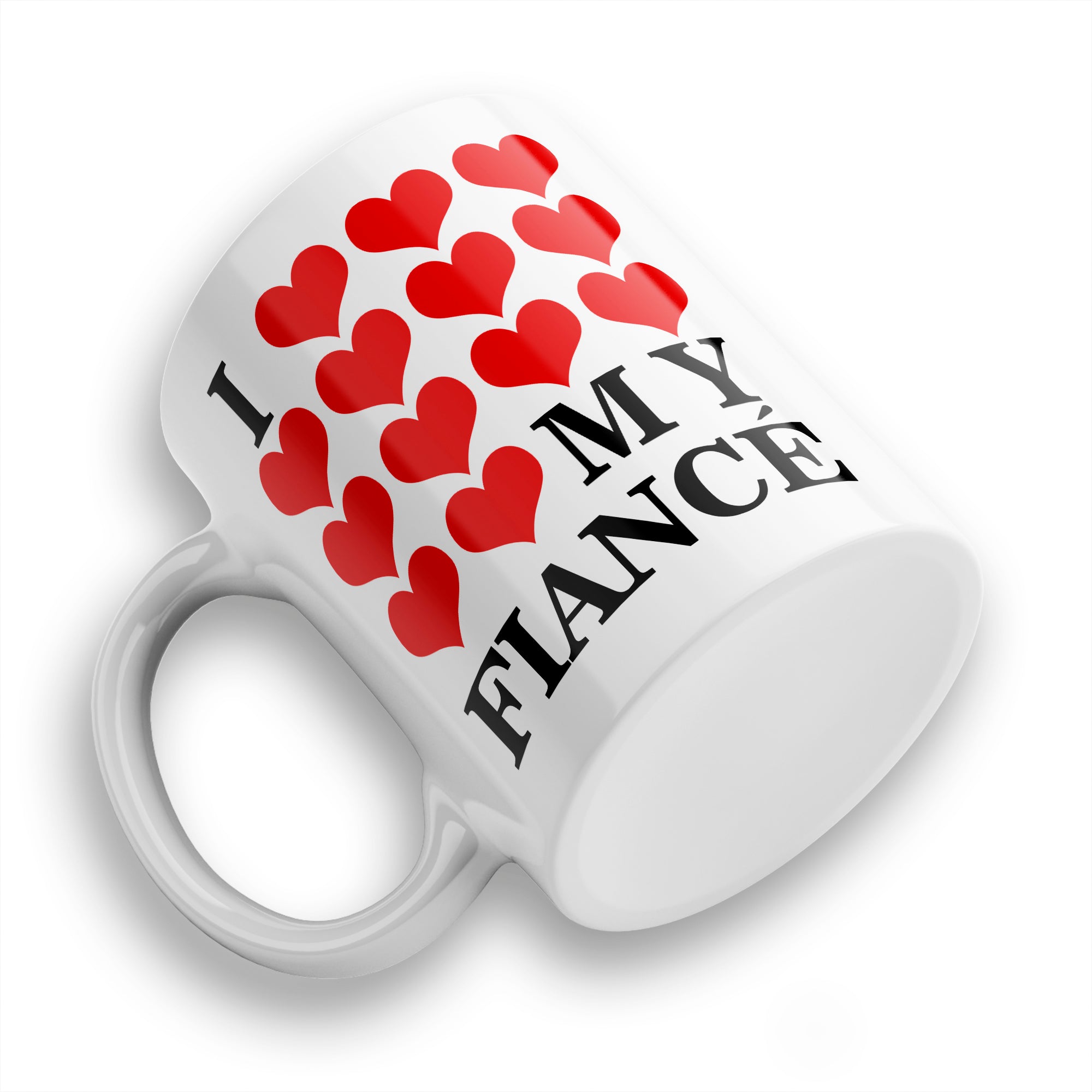 I Love My (Hearts Design) Ceramic Coffee / Tea Mug